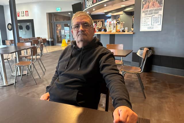 Bunny Redding's full-time job is working as a maintenance man at Goals, in Tangier Road.