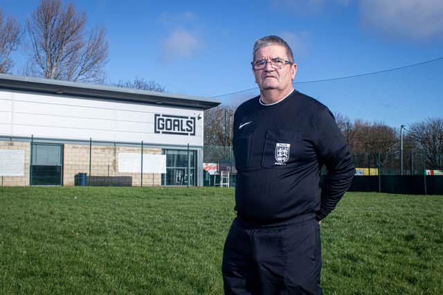 Adrian 'Bunny' Redding is vowing not to quit after a player was recently banned for five-years following an assault on the referee. Picture: Habibur Rahman