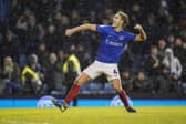 Pompey boss John Mousinho has revealed the circumstances around Ryley Towler staying at Fratton. Pic: Jason Brown/ProSportsImages
