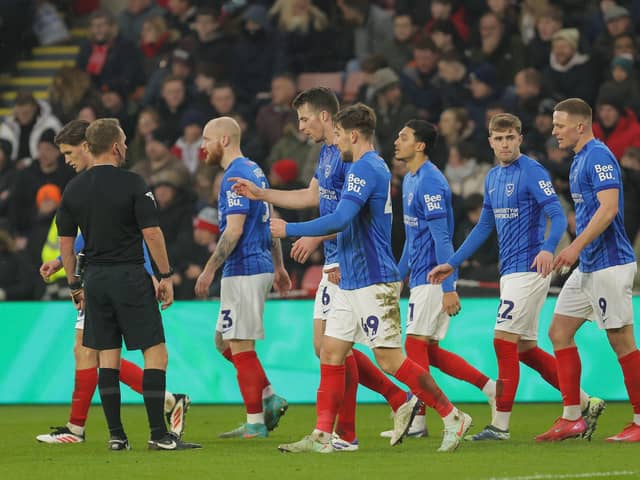 The Pompey players should have come away from Bramall Lane with more than a defeat