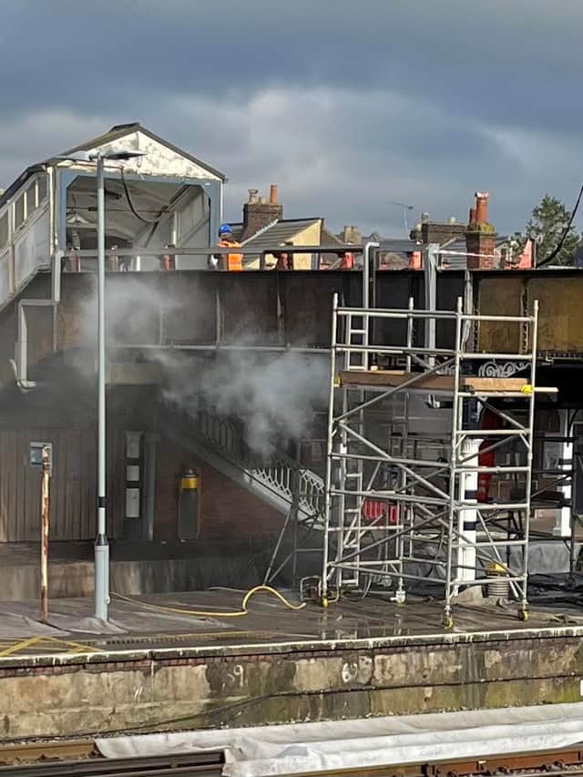 Fratton Railway Bridge works
