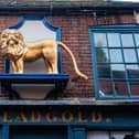 The golden lion sculpture has been carefully restored by artist Pete Codling and can be found at the front of the Treadgold Industrial Heritage Museum in Bishop Street. The cobbled street itself is full of character as well, with Treadgolds - in the midst of a regeneration - opposite the historic Mitre Court House which was once the former stable block associated with Treadgolds. One the site of the building some stunning street art of a poppy to commemorate the first and second world wars.