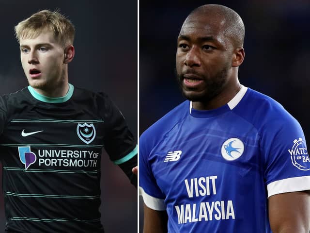 Paddy Lane will play no part in the remainder of Pompey's season. Yakou Meite is doubtful for Cardiff City.