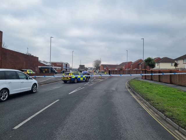 The Norway Road has been closed from the junctions with Gunstore Road, Merlin Drive, Copnor Road and Williams Road.