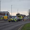 Emergency services on the scene in Norway Road