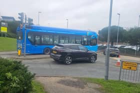 A broken down bus at a busy junction leading to Queen Alexandra has caused chaos this afternoon. 

Picture: Matt Reed