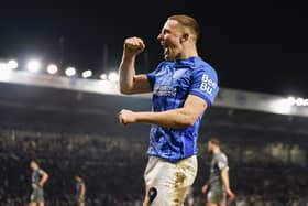 Pompey's Colby Bishop has made his feelings clear about his Fratton future. Pic: Jason Brown/ProSportsImages