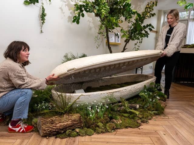 London funeral firm creates the world's first living coffins made from mushrooms 