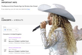 What other options do you have to secure tickets to see Beyoncé in the UK - that doesn't involve sitting in a virtual queue worrying about dynamic pricing?
