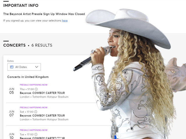 What other options do you have to secure tickets to see Beyoncé in the UK - that doesn't involve sitting in a virtual queue worrying about dynamic pricing?