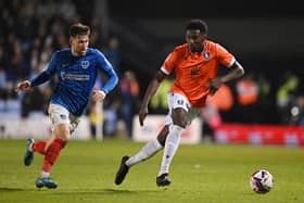 Di'Shon Bernard (R) played for Pompey in 2023. He featured against them for Sheffield Wednesday in October but is now out for the remainder of the campaign.