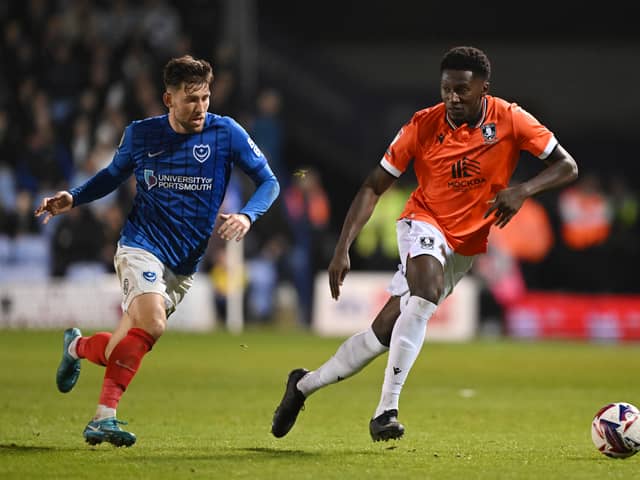 Di'Shon Bernard (R) played for Pompey in 2023. He featured against them for Sheffield Wednesday in October but is now out for the remainder of the campaign.