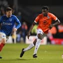 Di'Shon Bernard (R) played for Pompey in 2023. He featured against them for Sheffield Wednesday in October but is now out for the remainder of the campaign.
