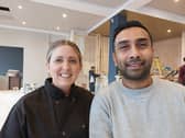 Steph Thomas and Abdul Kalam two of the three co-owners of The Exchange in Waterlooville.