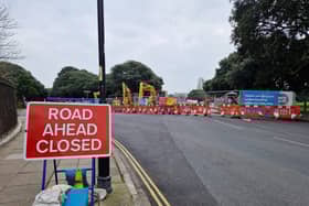 Road closures in Pembroke Road, Old Portsmouth