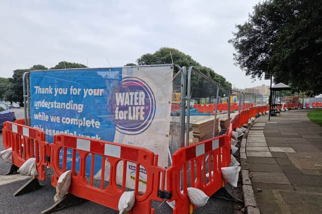 Southern Water is carrying out repairs to the pipes in Pembroke Road