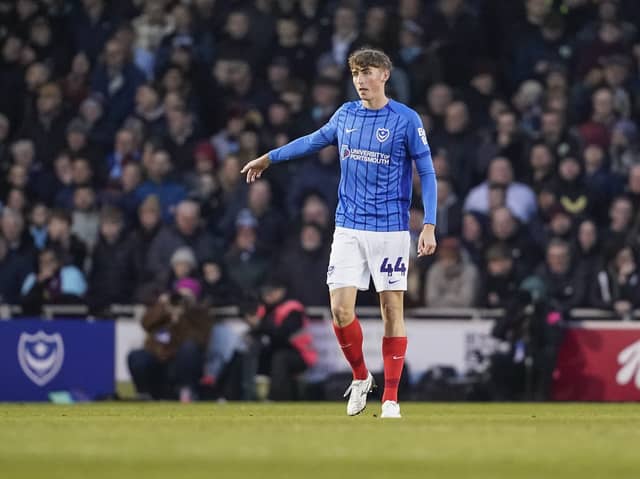 Hayden Matthews replaces Conor Shaughnessy in Pompey's starting XI against Oxford United. Picture: Jason Browm/ProSportsImages