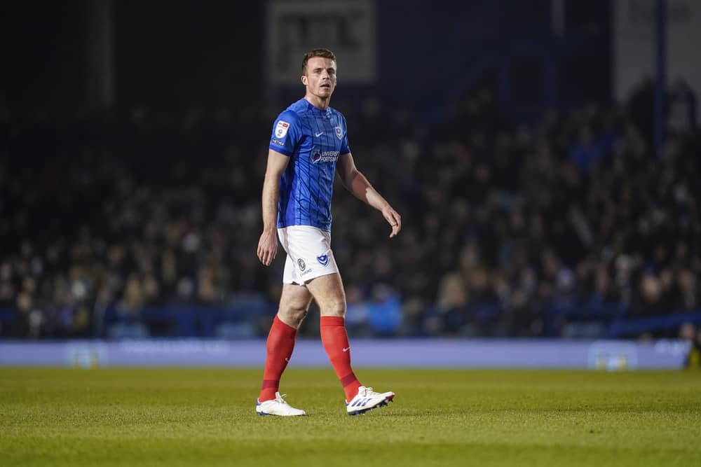 Pompey's Conor Shaughnessy is expected to be out for up to eight weeks, after his Cardiff hamstring injury blow.