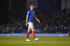 Pompey's Conor Shaughnessy is expected to be out for up to eight weeks, after his Cardiff hamstring injury blow.