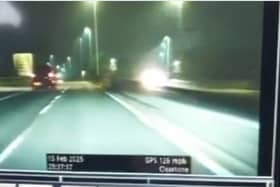 The police have stopped an 18-year-old after it overtook an unmarked car on the A27 with speeds of over 100mph. 