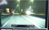The police have stopped an 18-year-old after it overtook an unmarked car on the A27 with speeds of over 100mph. 