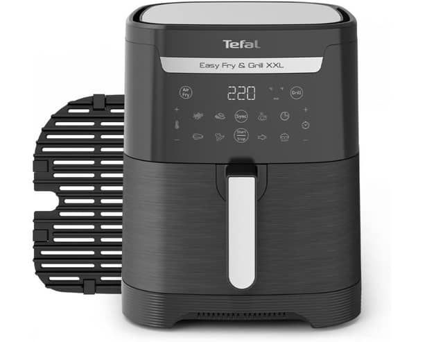 The Tefal Easy Fry XXL 2in1 Digital Dual Air Fryer even has a grilling function built in