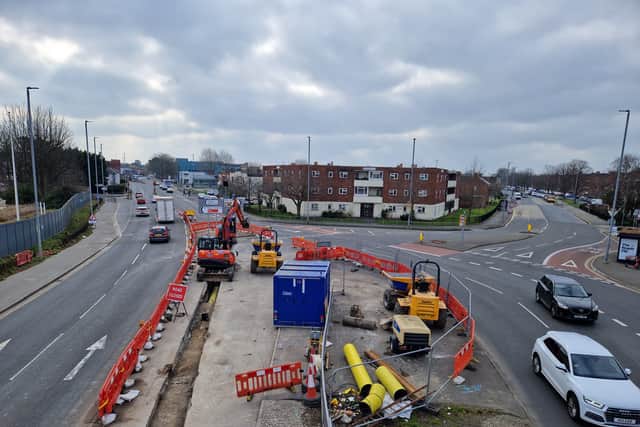 Southbound London Road/Northern Parade -  SGN gasworks