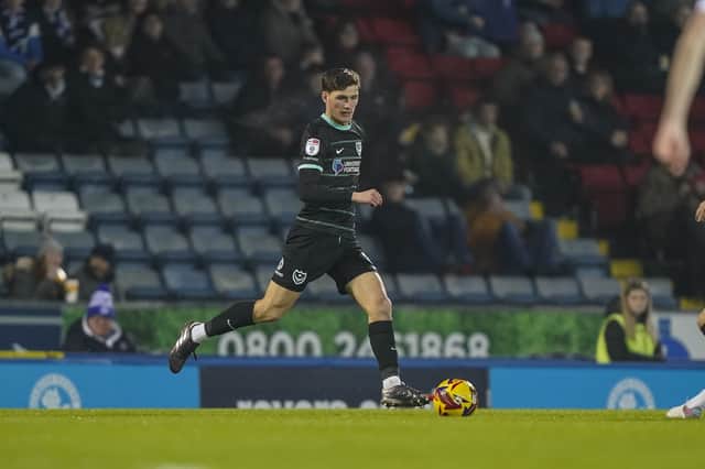 Freddie Potts has missed Pompey's last two matches - with the Blues winning both in his absence. Picture: Jason Brown/ProSportsImages