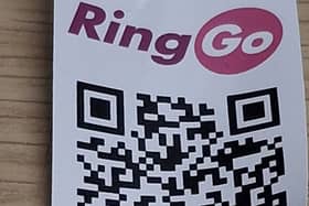 Fake QR code was found on a parking meter in Burnaby Road
