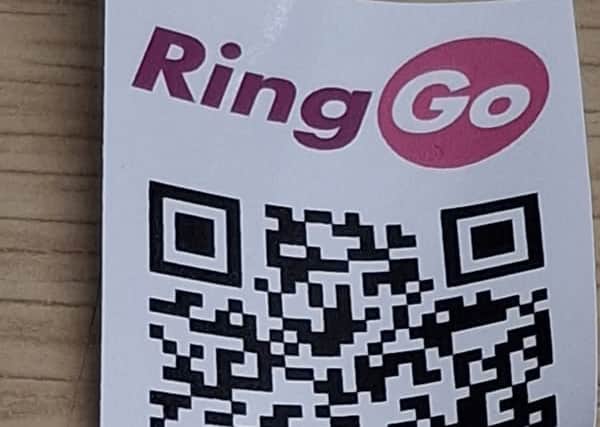 Fake QR code was found on a parking meter in Burnaby Road
