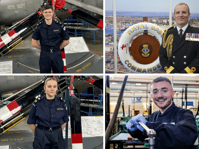 There are varied roles in the Royal Navy, which allows people to specialise in any area they wish. Some started as apprentices, and have risen all the way up to being naval base commanders.