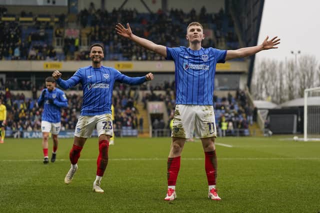 Mark O'Mahony celebrates his stoppage-time goal against Oxford United. Picture: Jason Brown/ProSportsImages