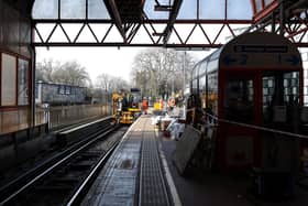 Trains between Portsmouth and London Victoria have been severely disruption due to an electricity failure.
Picture: Chris Moorhouse (180225-33)