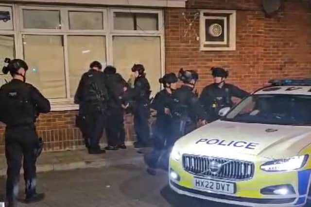 Armed police arrest male near Gunwharf Quays