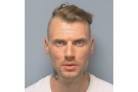 Lee Alan Kneller, 39, of Chaffinch Green, Waterlooville was sentenced to eight and a half years in prison for robbery and sexual assault.