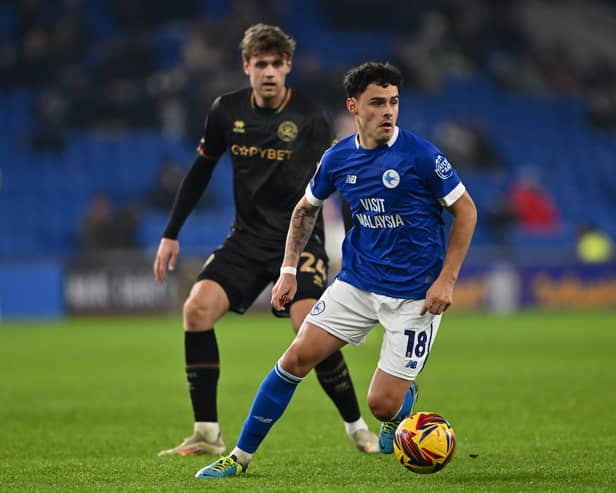 Alex Robertson has been missing for the last few games for Cardiff. He didn't get to play against his former employers Pompey at Fratton Park. 
