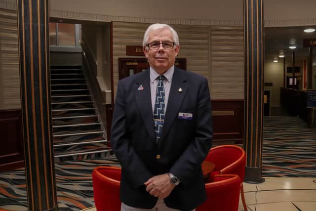 John Scivier, chairman of VOS, former Royal Navy Lieutenant Commander of 38 years