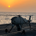 "Game-changing" mini helicopter drone Peregrine has been tested for the first time during narcotics operations conducted by HMS Lancaster off the coast of Bahrain.