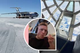 Alex Stead was on an expedition trip to the South Pole and to photograph emperor penguin colonies.