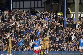 Pompey fans backed their team to a big, big Championship win over QPR.
