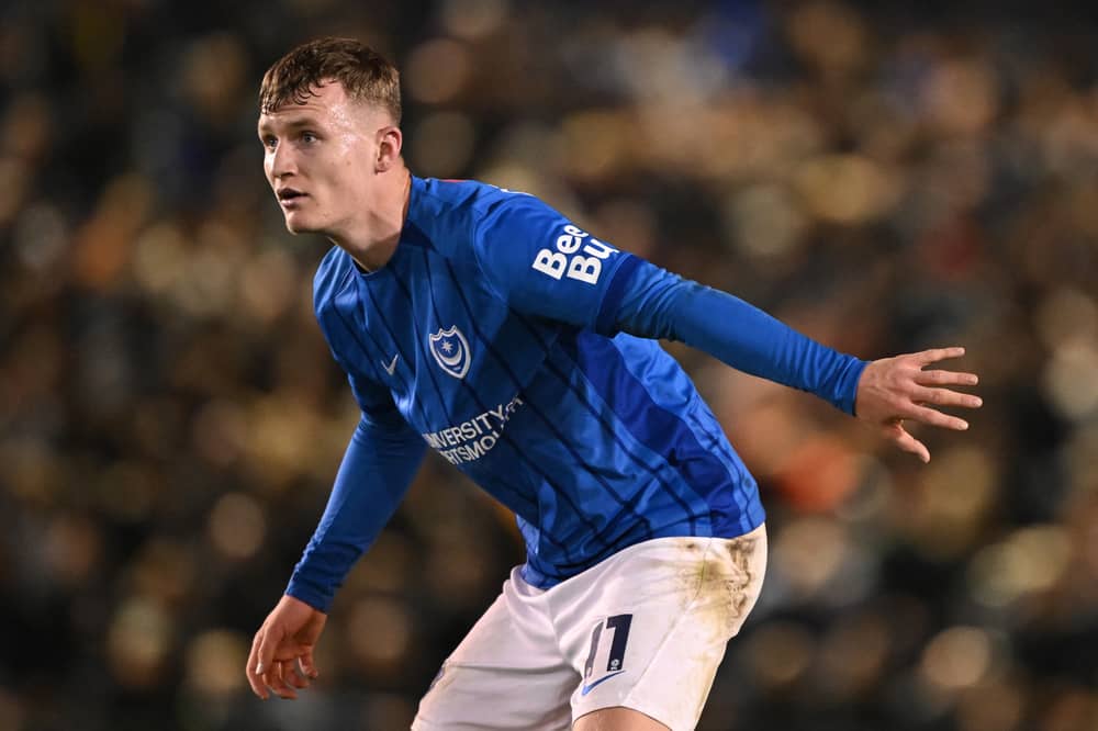 Mark O'Mahony missed Pompey's 2-1 win over QPR through injury. Picture: Mike Hewitt/Getty Images