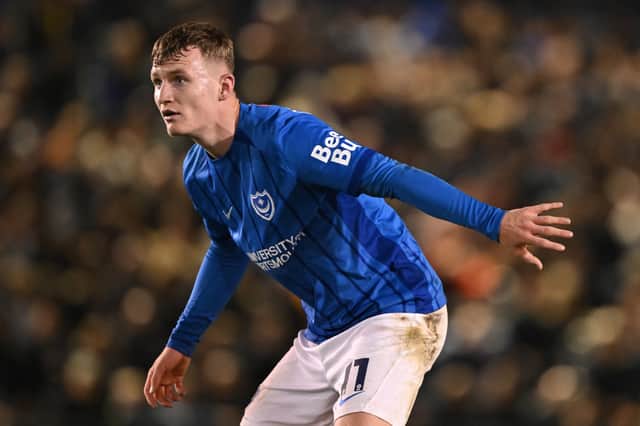 Mark O'Mahony missed Pompey's 2-1 win over QPR through injury. Picture: Mike Hewitt/Getty Images