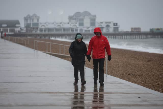 A Met Office weather warning for rain has been issued in Portsmouth and the surrounding area.