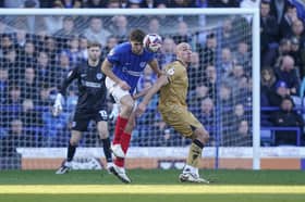 Hayden Matthews sustained an ankle injury in Pompey's 2-1 win at QPR - but carried on until the end. Picture: Jason Brown/ProSportsImages