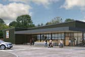 An artist's impression of what the new Aldi in Horndean will look like