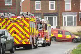 A fire at a property took place in the early hours on Monday, February 24, 2025, in Portsdown Road, Portsmouth. 
Picture: Sarah Standing (240225-2330)