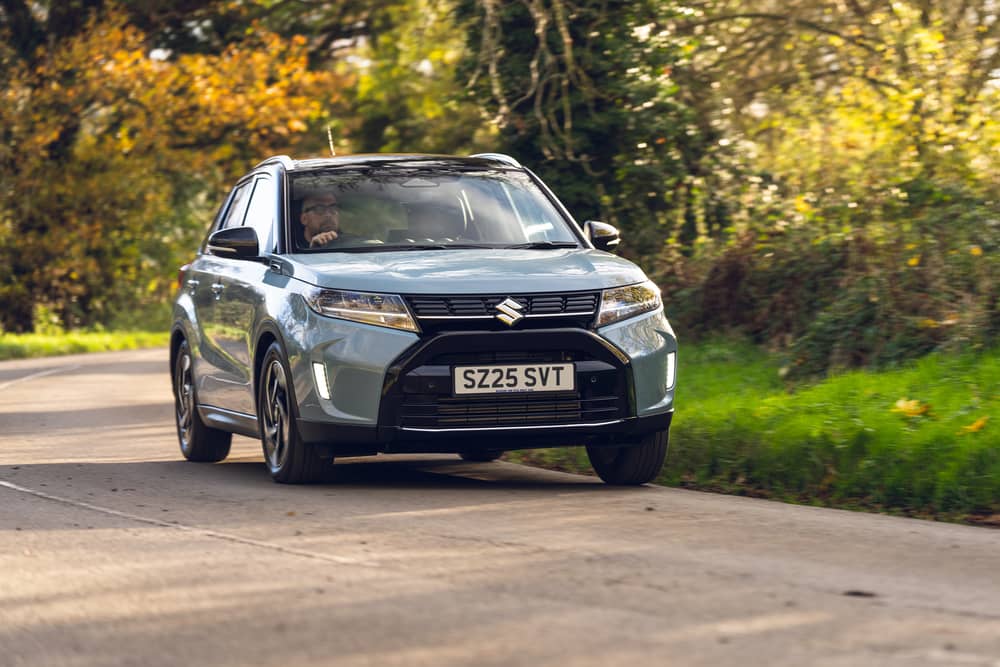 The latest Vitara has had a mild facelift, but it's instantly familiar