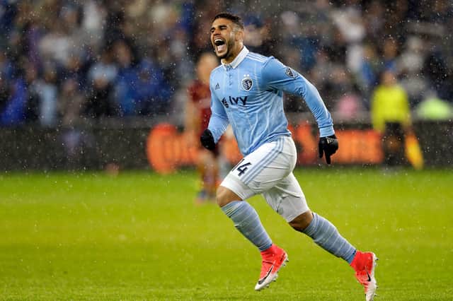 Former Kansas City striker Dom Dwyer is not joining Pompey according to John Mousinho. Picture: Jamie Squire/Getty Images