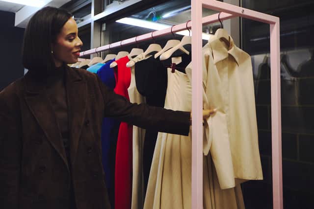 Rochelle attended the show in a look from ROKSANDA’s archive