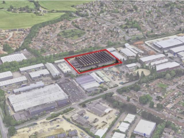 An aerial view of 8 Downley Road in Havant